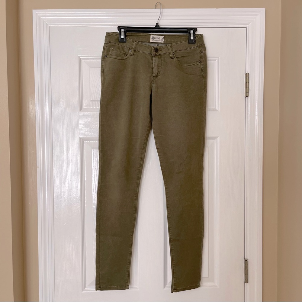 Scarlet Boulevard Olive Jeggings